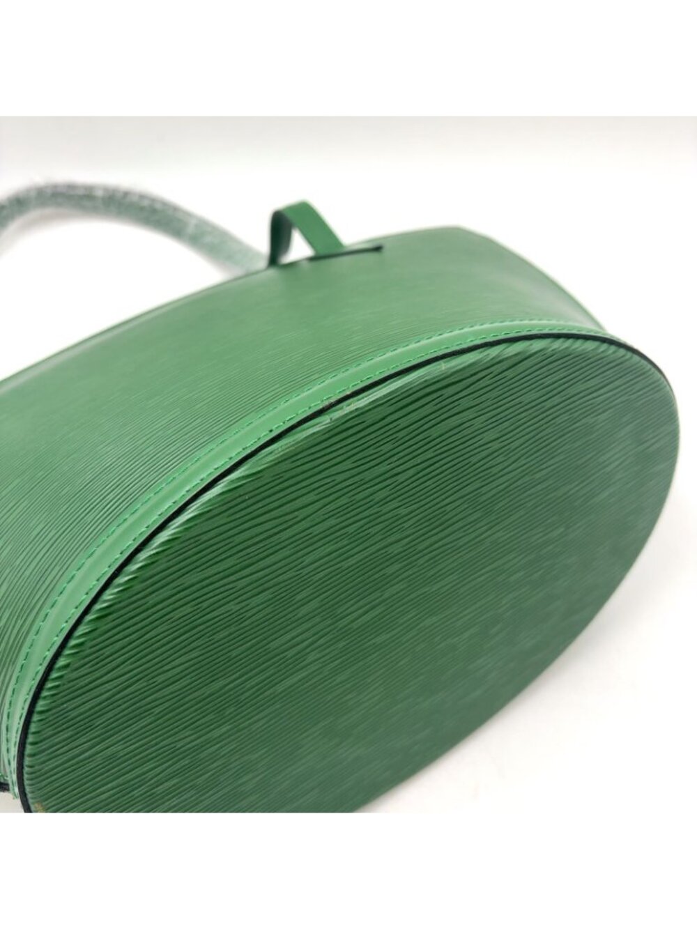 Louis Vuitton Sun Jack Shopping Epi Borneo Green Leather Shoulder Bag Gold - Picture 7 of 15